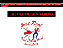 Tablet Screenshot of justrockbundaberg.com